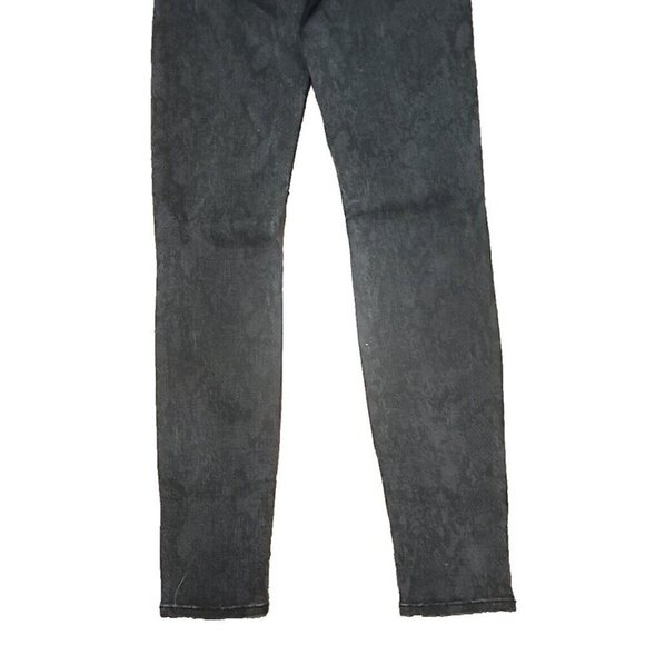Frame Denim Jeans Le Skinny De Jeanne Tonal Python Black Women's 25 - Picture 7 of 12